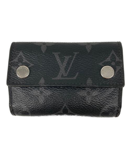 LOUIS VUITTON（ルイ ヴィトン）LOUIS VUITTON (ルイ ヴィトン) ディスカバリーコンパクトウォレット / 3つ折り財布 ブラックの古着・服飾アイテム