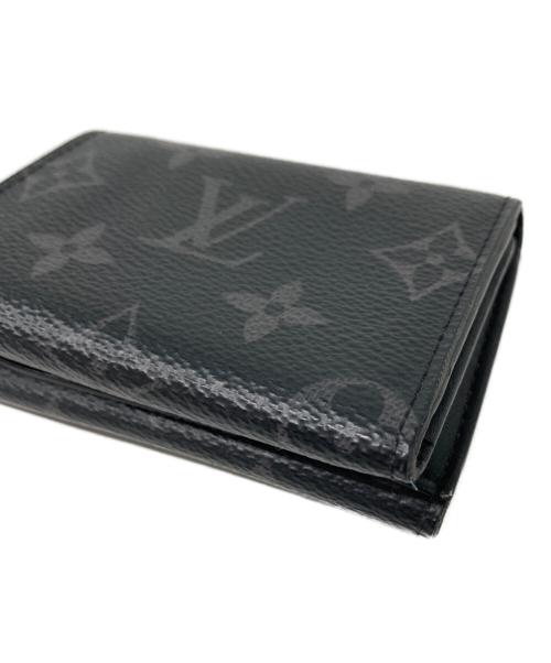 LOUIS VUITTON（ルイ ヴィトン）LOUIS VUITTON (ルイ ヴィトン) ディスカバリーコンパクトウォレット / 3つ折り財布 ブラックの古着・服飾アイテム