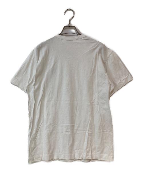 PLAY COMME des GARCONS（プレイコムデギャルソン）PLAY COMME des GARCONS (プレイコムデギャルソン) ブラック・ハートワッペン・Tシャツ ホワイト サイズ:Lの古着・服飾アイテム