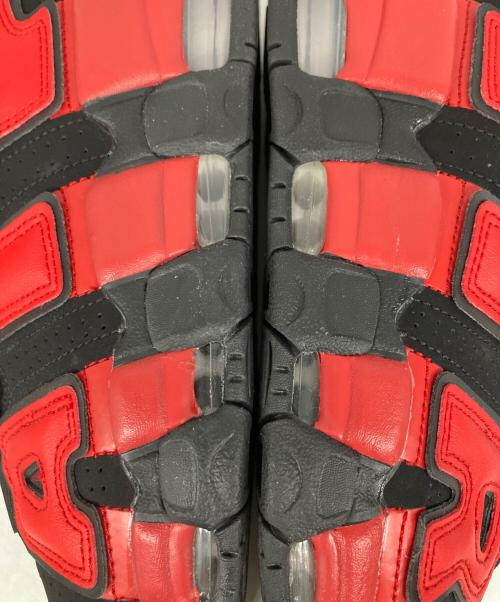 NIKE（ナイキ）NIKE (ナイキ) AIR MORE UPTEMPO 96 ハイカットスニーカー BLACK/UNIVERSITY RED サイズ:27.5の古着・服飾アイテム