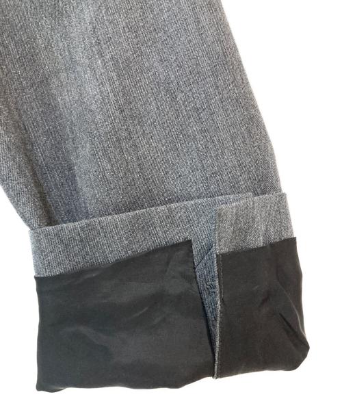 CABAN（キャバン）CABAN (キャバン) ライトウールギャバジン ダブルブレストジャケット グレー サイズ:Ｓの古着・服飾アイテム