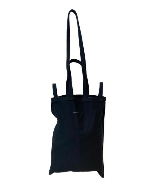 MM6 Maison Margiela（エムエムシックスメゾンマルジェラ）MM6 Maison Margiela (エムエムシックスメゾンマルジェラ) Multi Handle Logo Tote Bag ブラックの古着・服飾アイテム