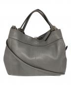 COACHコーチ）の古着「ペブルド レザー スモール レクシー 2WAYショルダー バッグ」｜グレー