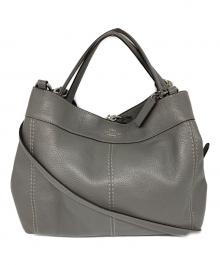 COACH（コーチ）の古着「ペブルド レザー スモール レクシー 2WAYショルダー バッグ」｜グレー