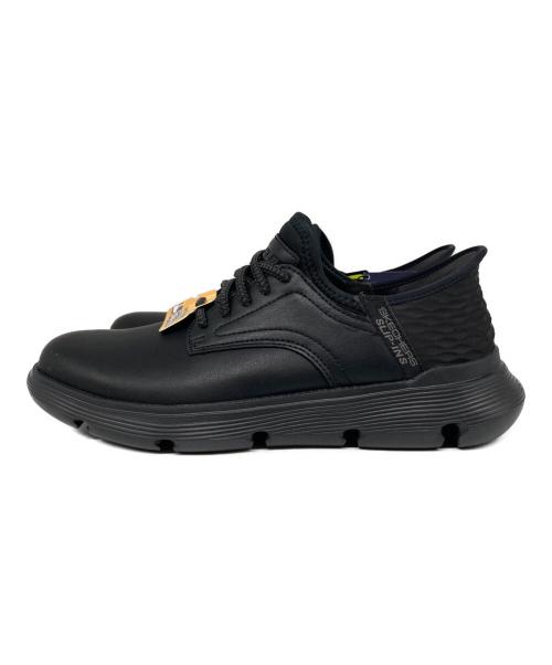 SKECHERS（スケッチャーズ）SKECHERS (スケッチャーズ) GARZA - GERVIN ローカットスニーカー ブラック サイズ:25 未使用品の古着・服飾アイテム