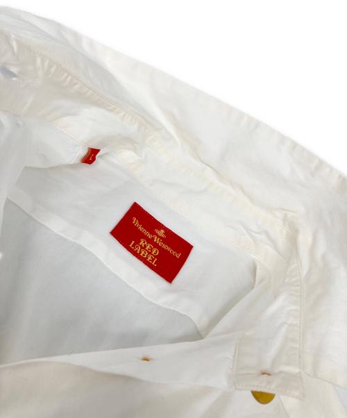 Vivienne Westwood RED LABEL（ヴィヴィアンウエストウッドレッドレーベル）Vivienne Westwood RED LABEL (ヴィヴィアンウエストウッドレッドレーベル) オーブ刺繍シャツ ホワイト サイズ:1の古着・服飾アイテム