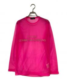 tricot COMME des GARCONS（トリココムデギャルソン）の古着「シアートップス」｜ピンク