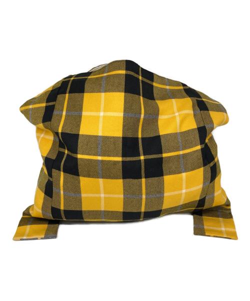 COMME des GARCONS COMME des GARCONS（コムデギャルソン コムデギャルソン）COMME des GARCONS COMME des GARCONS (コムデギャルソン コムデギャルソン) France made Tartan Check Wool Shoulder Bag イエローの古着・服飾アイテム