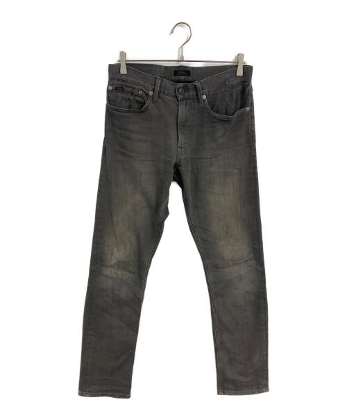 POLO RALPH LAUREN（ポロ・ラルフローレン）POLO RALPH LAUREN (ポロ・ラルフローレン) ストレートデニムパンツ ブラック サイズ:W31×L32の古着・服飾アイテム