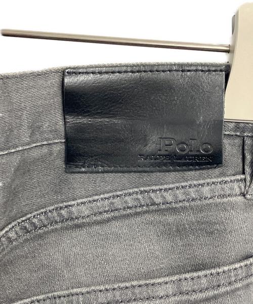 POLO RALPH LAUREN（ポロ・ラルフローレン）POLO RALPH LAUREN (ポロ・ラルフローレン) ストレートデニムパンツ ブラック サイズ:W31×L32の古着・服飾アイテム