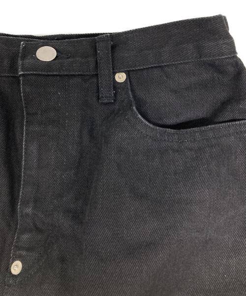 JOHN LAWRENCE SULLIVAN（ジョン ローレンス サリバン）JOHN LAWRENCE SULLIVAN (ジョン ローレンス サリバン) STUDIOUS (ステュディオス) 別注 WASHED DENIM CUT-OFF SKIRT グレー サイズ:XSの古着・服飾アイテム
