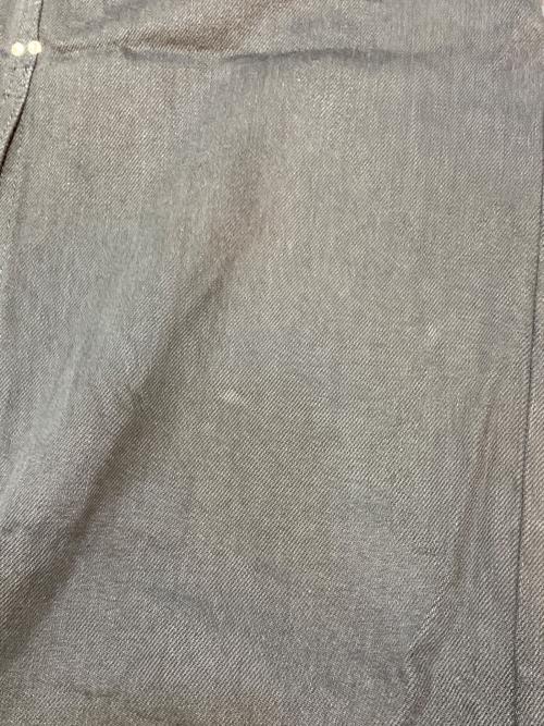 JOHN LAWRENCE SULLIVAN（ジョン ローレンス サリバン）JOHN LAWRENCE SULLIVAN (ジョン ローレンス サリバン) STUDIOUS (ステュディオス) 別注 WASHED DENIM CUT-OFF SKIRT グレー サイズ:XSの古着・服飾アイテム