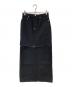 JOHN LAWRENCE SULLIVAN（ジョン ローレンス サリバン）の古着「別注 WASHED DENIM CUT-OFF SKIRT」｜グレー