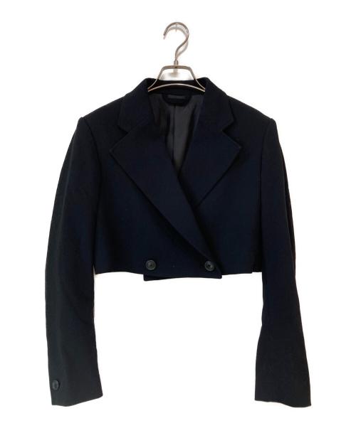 Ujoh（ウジョー）Ujoh (ウジョー) WRAP Short JKT ブラック サイズ:2の古着・服飾アイテム