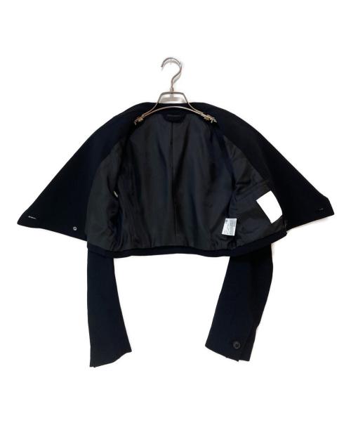 Ujoh（ウジョー）Ujoh (ウジョー) WRAP Short JKT ブラック サイズ:2の古着・服飾アイテム