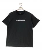 F.C.R.B.エフシーレアルブリストル）の古着「TEAM STAFF TEE」｜ブラック
