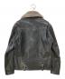 MUSHMANS (マッシュマンズ) 着脱式ムートンボア付 Double Riders Jacket ブラック サイズ:36：140000円