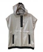 LANVIN SPORTランバン スポーツ）の古着「エンボス加工ノースリブパーカー」｜グレー