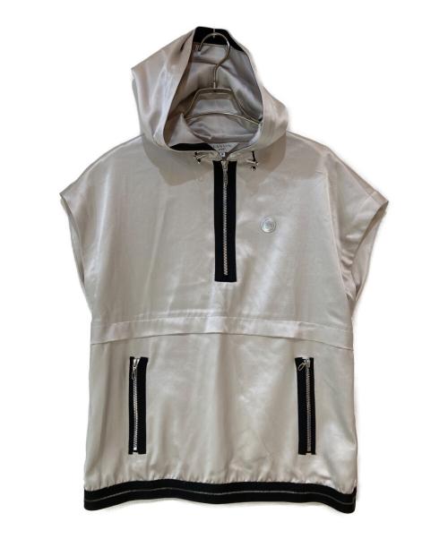LANVIN SPORT（ランバン スポーツ）LANVIN SPORT (ランバン スポーツ) エンボス加工ノースリブパーカー グレー サイズ:38の古着・服飾アイテム
