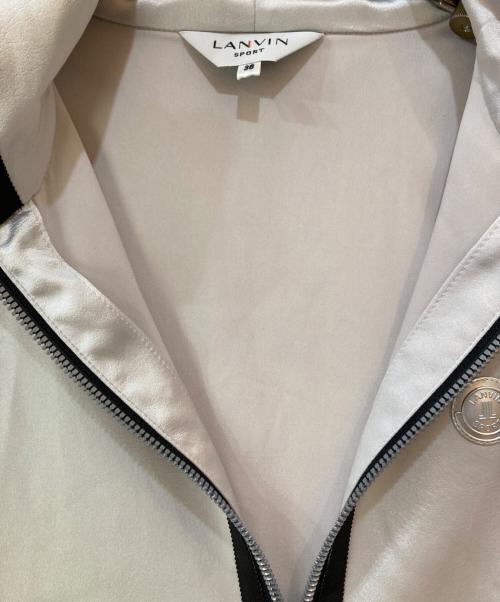 LANVIN SPORT（ランバン スポーツ）LANVIN SPORT (ランバン スポーツ) エンボス加工ノースリブパーカー グレー サイズ:38の古着・服飾アイテム