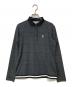 LANVIN SPORT（ランバン スポーツ）の古着「総柄ロゴポロシャツ」｜ブラック