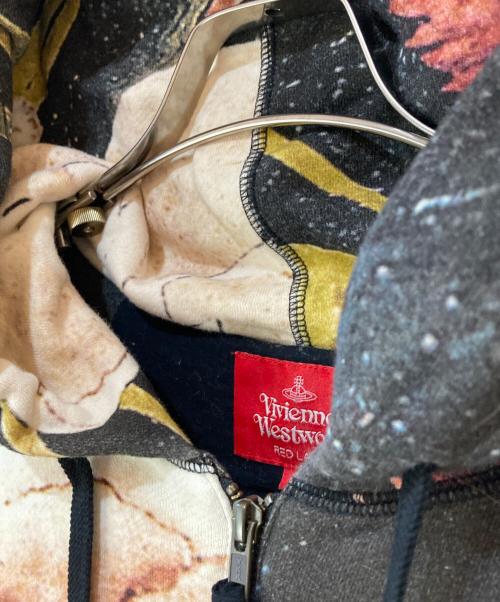 Vivienne Westwood RED LABEL（ヴィヴィアンウエストウッドレッドレーベル）Vivienne Westwood RED LABEL (ヴィヴィアンウエストウッドレッドレーベル) ボタニカルフラワー柄ジップパーカー マルチカラー サイズ:00の古着・服飾アイテム