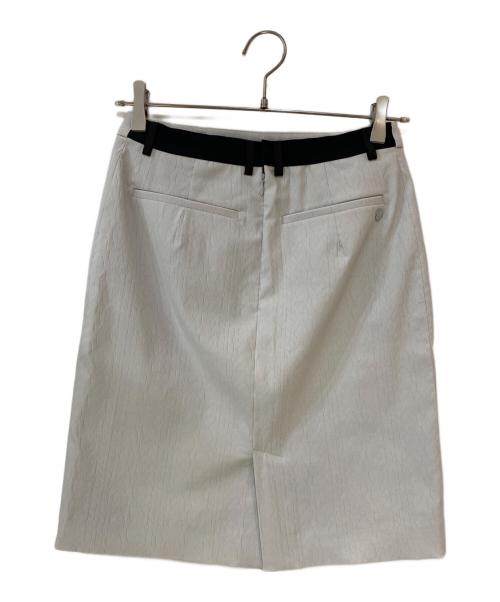 LANVIN SPORT（ランバン スポーツ）LANVIN SPORT (ランバン スポーツ) 総ロゴスカート グレー サイズ:36の古着・服飾アイテム