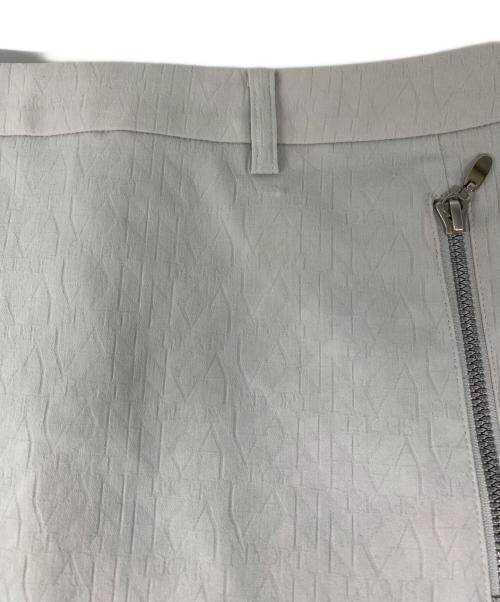 LANVIN SPORT（ランバン スポーツ）LANVIN SPORT (ランバン スポーツ) 総ロゴスカート グレー サイズ:36の古着・服飾アイテム