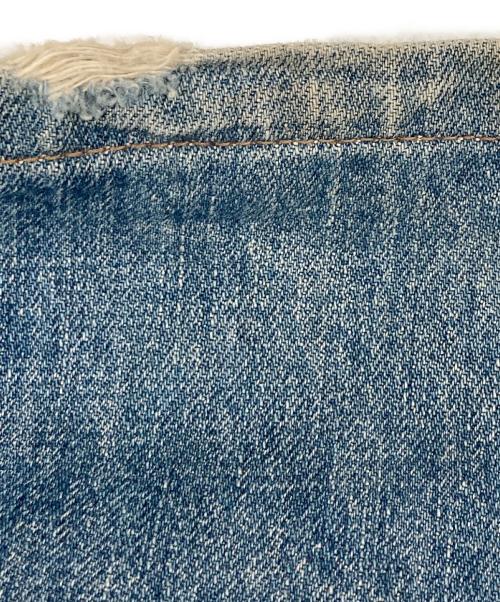GUCCI（グッチ）GUCCI (グッチ) ストーンウォッシュシンチバックデニムパンツ インディゴ サイズ:46の古着・服飾アイテム