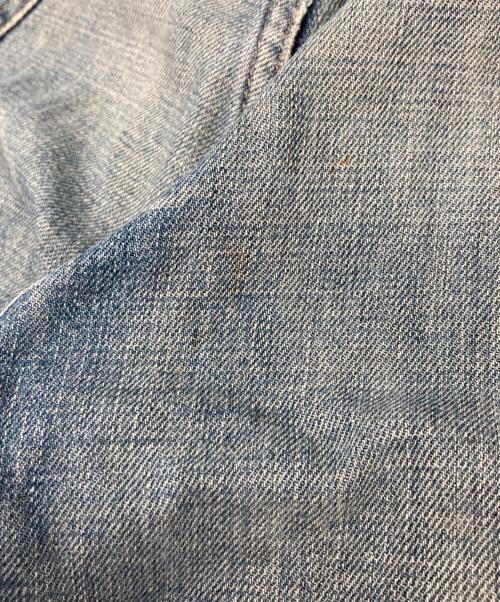 GUCCI（グッチ）GUCCI (グッチ) ストーンウォッシュシンチバックデニムパンツ インディゴ サイズ:46の古着・服飾アイテム
