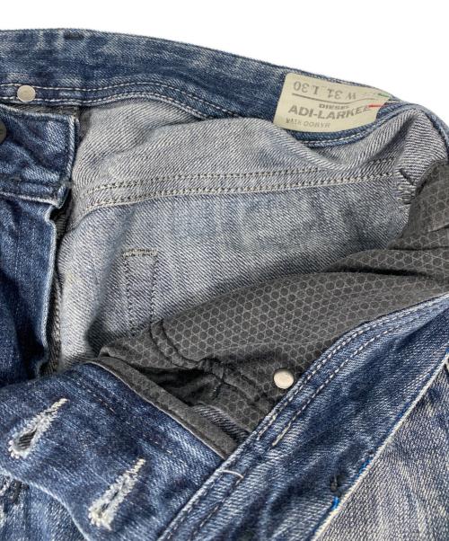 DIESEL（ディーゼル）DIESEL (ディーゼル) adidas (アディダス) ADI-LARKEE コラボダメージデニムパンツ インディゴ サイズ:31の古着・服飾アイテム