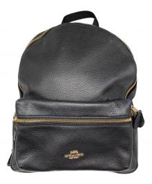 COACH（コーチ）の古着「チャーリーミディアムバッグパック」｜ブラック