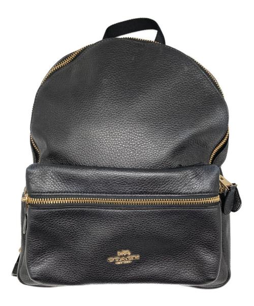 COACH（コーチ）COACH (コーチ) チャーリーミディアムバッグパック ブラックの古着・服飾アイテム