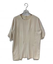 MM6 Maison Margiela（エムエムシックスメゾンマルジェラ）の古着「フロントタックプルオーバーブラウス」｜アイボリー