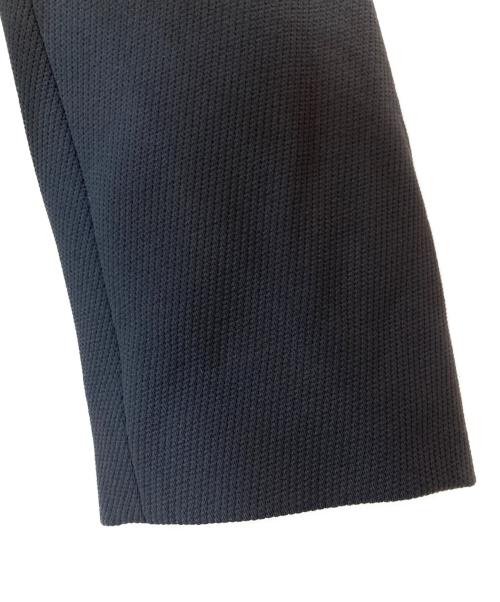 EMPORIO ARMANI（エンポリオ アルマーニ）EMPORIO ARMANI (エンポリオ アルマーニ) スタンドカラージャージージャケット ブラック サイズ:52の古着・服飾アイテム