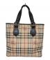 BURBERRY (バーバリー) シャドーホース ノヴァチェック ハンドバッグ ベージュ：18000円