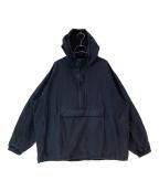 MARKAマーカ）の古着「【ONLY ARK】別注 ANORAK PARKA - organic cotton×silk high count typewriter -」｜ブラック