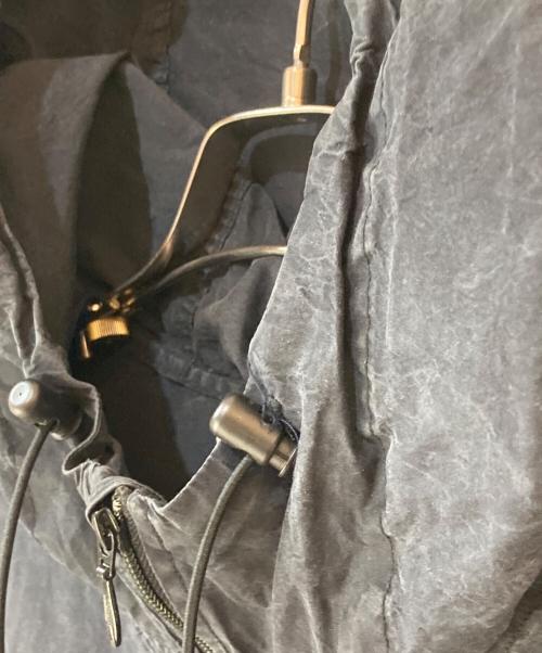 MARKA（マーカ）MARKA (マーカ) 【ONLY ARK】別注 ANORAK PARKA - organic cotton×silk high count typewriter - ブラック サイズ:3の古着・服飾アイテム