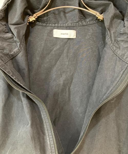 MARKA（マーカ）MARKA (マーカ) 【ONLY ARK】別注 ANORAK PARKA - organic cotton×silk high count typewriter - ブラック サイズ:3の古着・服飾アイテム
