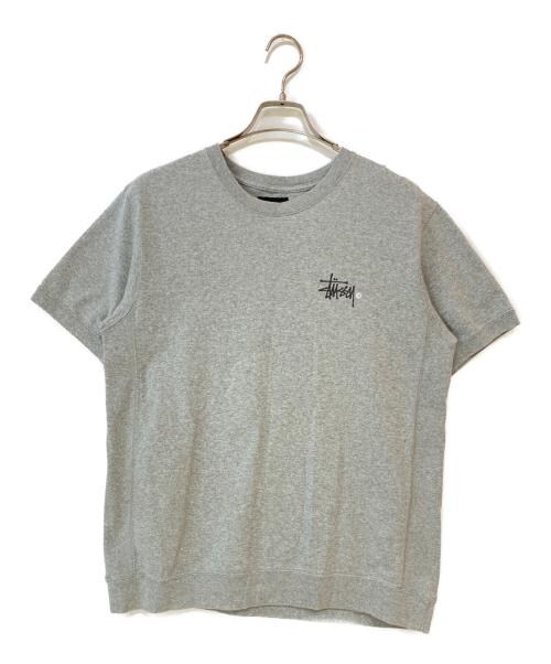 stussy（ステューシー）stussy (ステューシー) バックプリントロゴTシャツ グレー サイズ:Mの古着・服飾アイテム