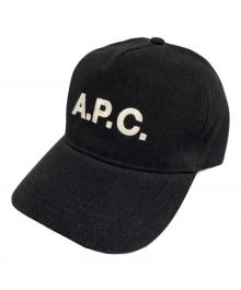 A.P.C.（アーペーセー）の古着「ロゴキャップ」｜ブラック