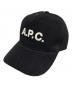 A.P.C.（アーペーセー）の古着「ロゴキャップ」｜ブラック