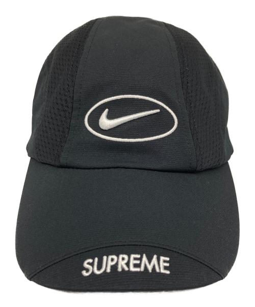 NIKE（ナイキ）NIKE (ナイキ) SUPREME (シュプリーム) 25SS Running Hat ブラック サイズ:M/Lの古着・服飾アイテム