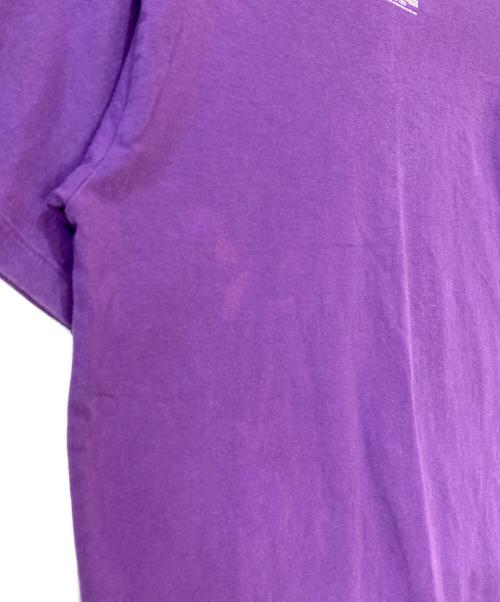 A BATHING APE（アベイシングエイプ）A BATHING APE (アベイシングエイプ) College Logo Big Head Tee パープル サイズ:Lの古着・服飾アイテム