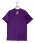 A BATHING APE (アベイシングエイプ) College Logo Big Head Tee パープル サイズ:L：7000円