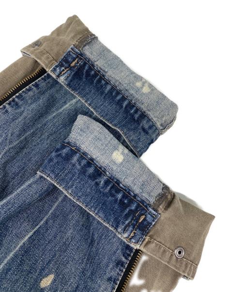 PPFM（ピーピーエフエム）PPFM (ピーピーエフエム) ジップギミックデニムパンツ インディゴ サイズ:なしの古着・服飾アイテム