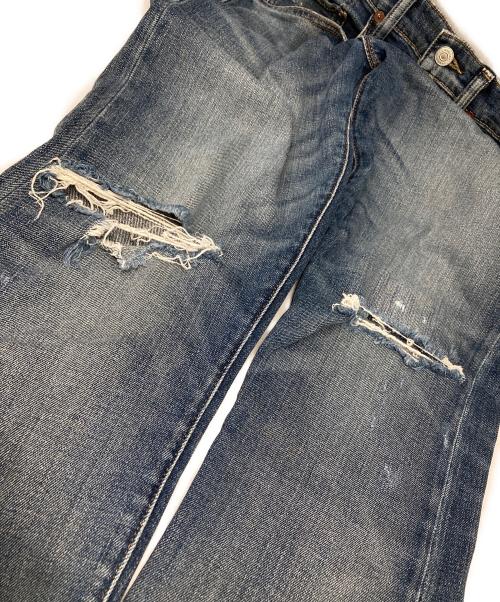 POLO RALPH LAUREN（ポロ・ラルフローレン）POLO RALPH LAUREN (ポロ・ラルフローレン) THE SULLIVAN SLIM ダメージデニムパンツ インディゴ サイズ:Ｗ30の古着・服飾アイテム