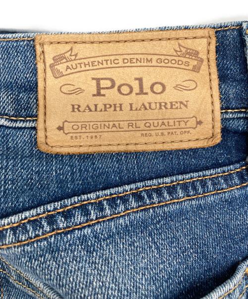 POLO RALPH LAUREN（ポロ・ラルフローレン）POLO RALPH LAUREN (ポロ・ラルフローレン) THE SULLIVAN SLIM ダメージデニムパンツ インディゴ サイズ:Ｗ30の古着・服飾アイテム