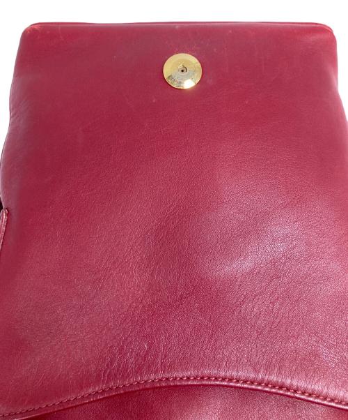 COACH（コーチ）COACH (コーチ) フラップショルダーバッグ レッドの古着・服飾アイテム