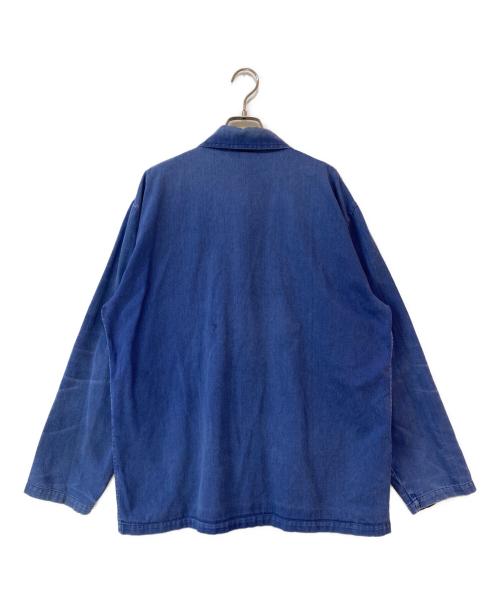 VINTAGE MILITARY（ヴィンテージ ミリタリー）VINTAGE MILITARY (ヴィンテージ ミリタリー) フレンチワークジャケット ブルー サイズ: 50の古着・服飾アイテム